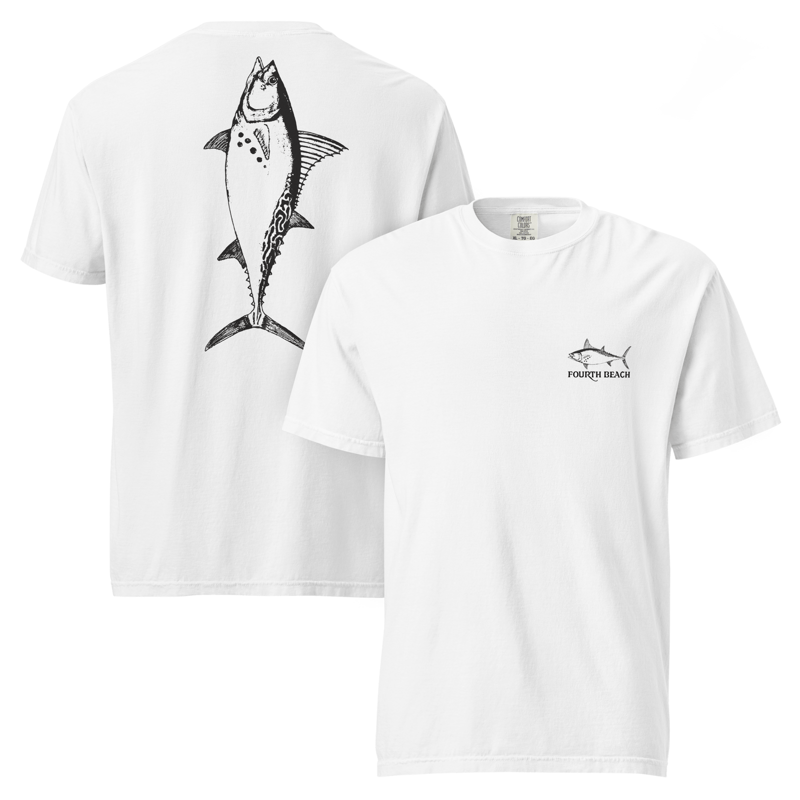 Fourth Beach Albie T-Shirt White / S