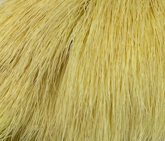 Deer Belly Hair Dyed over White Cream