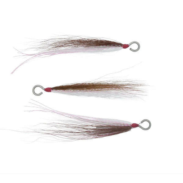 alaska flag fishing lure Hogy Plug Bucktail Teaser Black / Small / 1 Pack Rod Style_Casting Packaged in a giant Avanti FS 3000 Reel Color classification:Griffith 12 #hook 5 pieces
