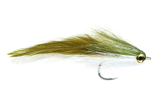 Shaughnessy's Nyacca Baitfish 2/0 / Olive/White