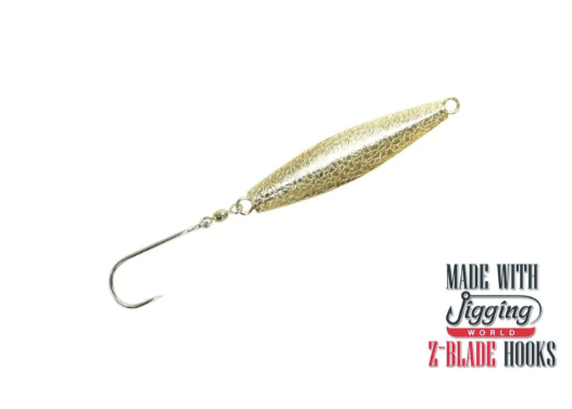 Jigging World Hammered Diamond Jig 10oz / Gold