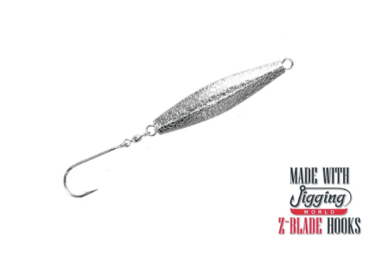 Jigging World Hammered Diamond Jig 2oz / Silver