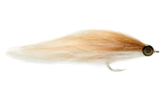 Two Tone Brushy #4/0 / Tan and White