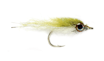 Salty Minnow Olive/White