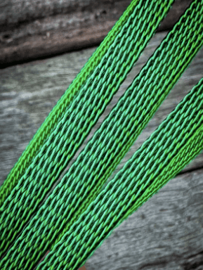 Flats Craft Flexo Body Tubing 1/4" Green/Black
