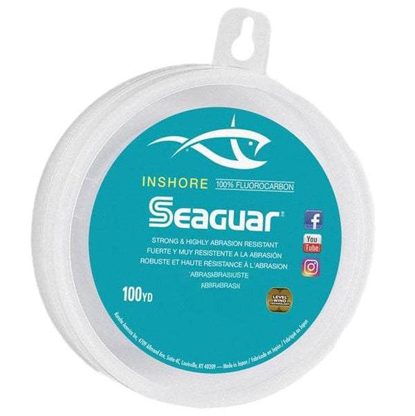 Seaguar Inshore Fluorocarbon Leader Material - 100yd Spools
