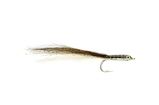 Mikkleson's Epoxy Baitfish #2 / Olive/White