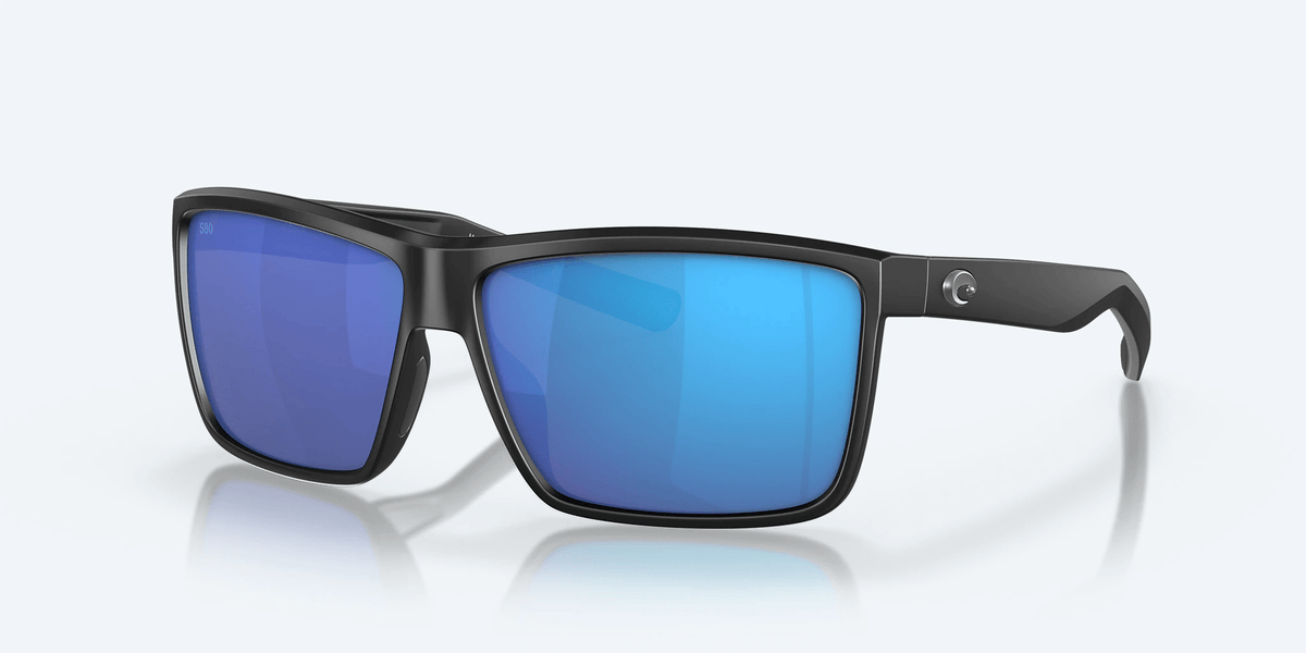 Costa Del Mar Rinconcito Polarized Sunglasses (580G - Glass Lenses) Matte Black - Blue Mirror 580G