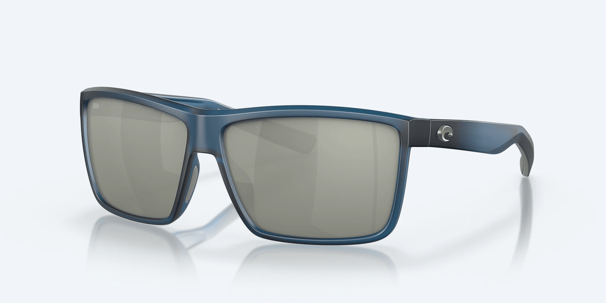 Costa Del Mar Rinconcito Polarized Sunglasses (580G - Glass Lenses) Matte Atlantic Blue - Gray Silver Mirror 580G