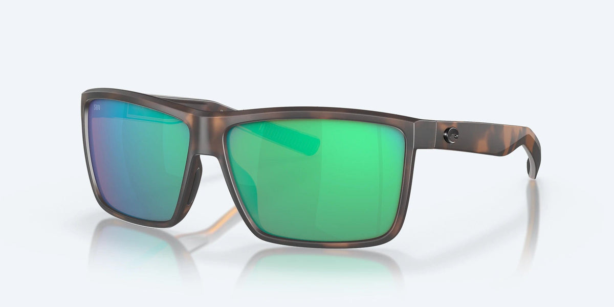 Costa Del Mar Rinconcito Polarized Sunglasses (580G - Glass Lenses) Matte Tortoise - Green Mirror 580G