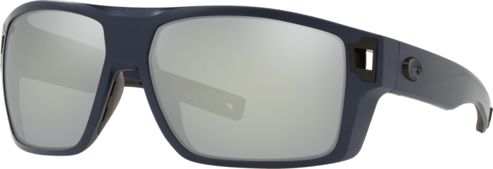 Costa Del Mar Diego Polarized Sunglasses (580G - Glass Lenses) Matte Midnight Blue - Gray Silver Mirror 580G