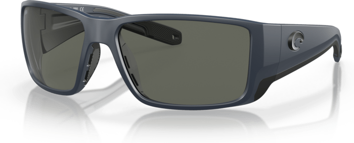 Costa Del Mar Blackfin Pro Polarized Sunglasses (580G - Glass Lenses) Midnight Blue Frame - Gray Lightweight 580G