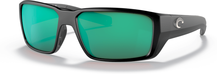 Costa Del Mar Fantail Pro Polarized Sunglasses (580G - Glass Lenses) Matte Black - Green Mirror (06S9079 907902)