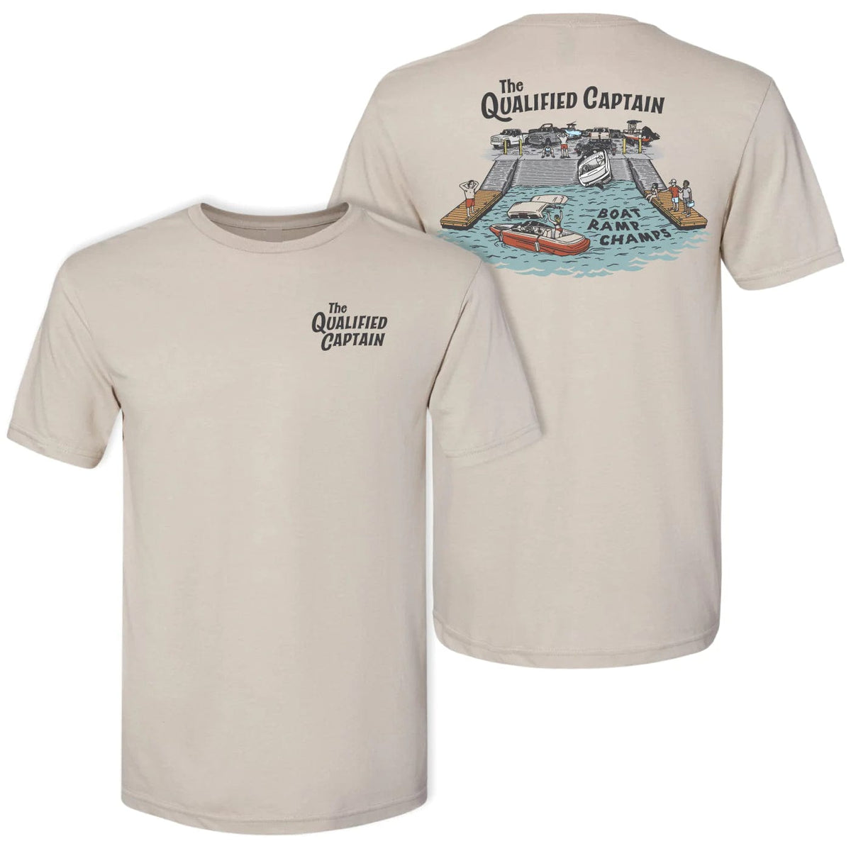 Qualified Captain Boat Ramp Champ Tee