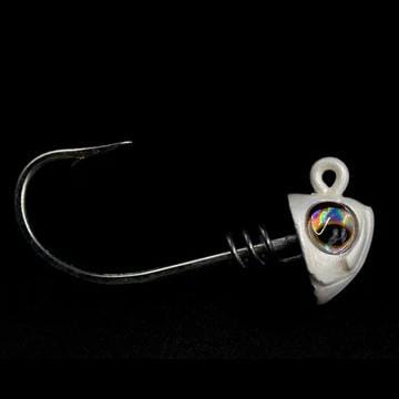 No Live Bait Needed (NLBN) Screwlock Jigheads for 5" Bait (2 Pack)