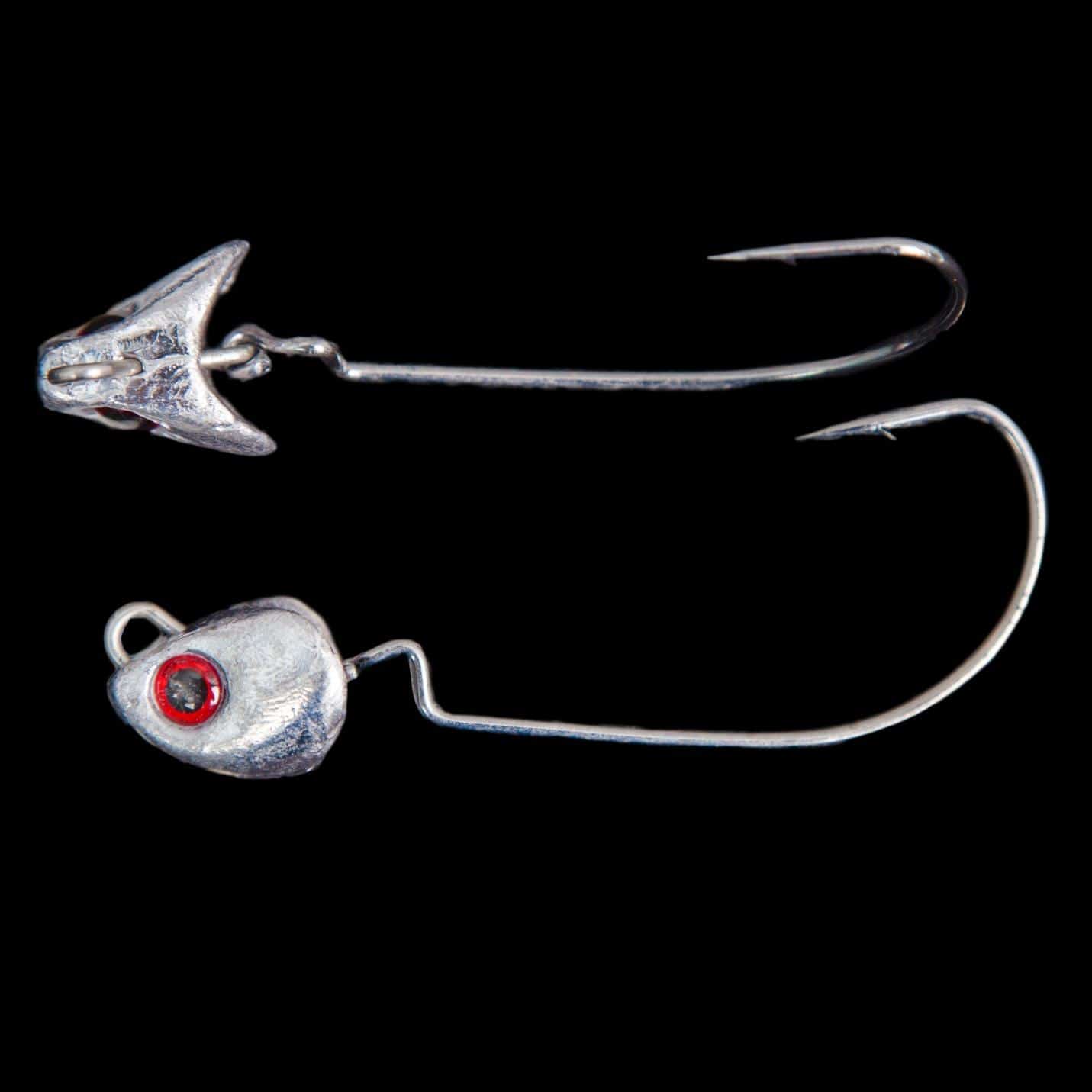 Fish Snax 1 Oz Wiggle Jighead - 2 Pack