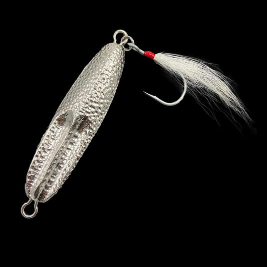 Point Jude Lures Hammer'n Groove Vertical Jig 4.5oz / Silver