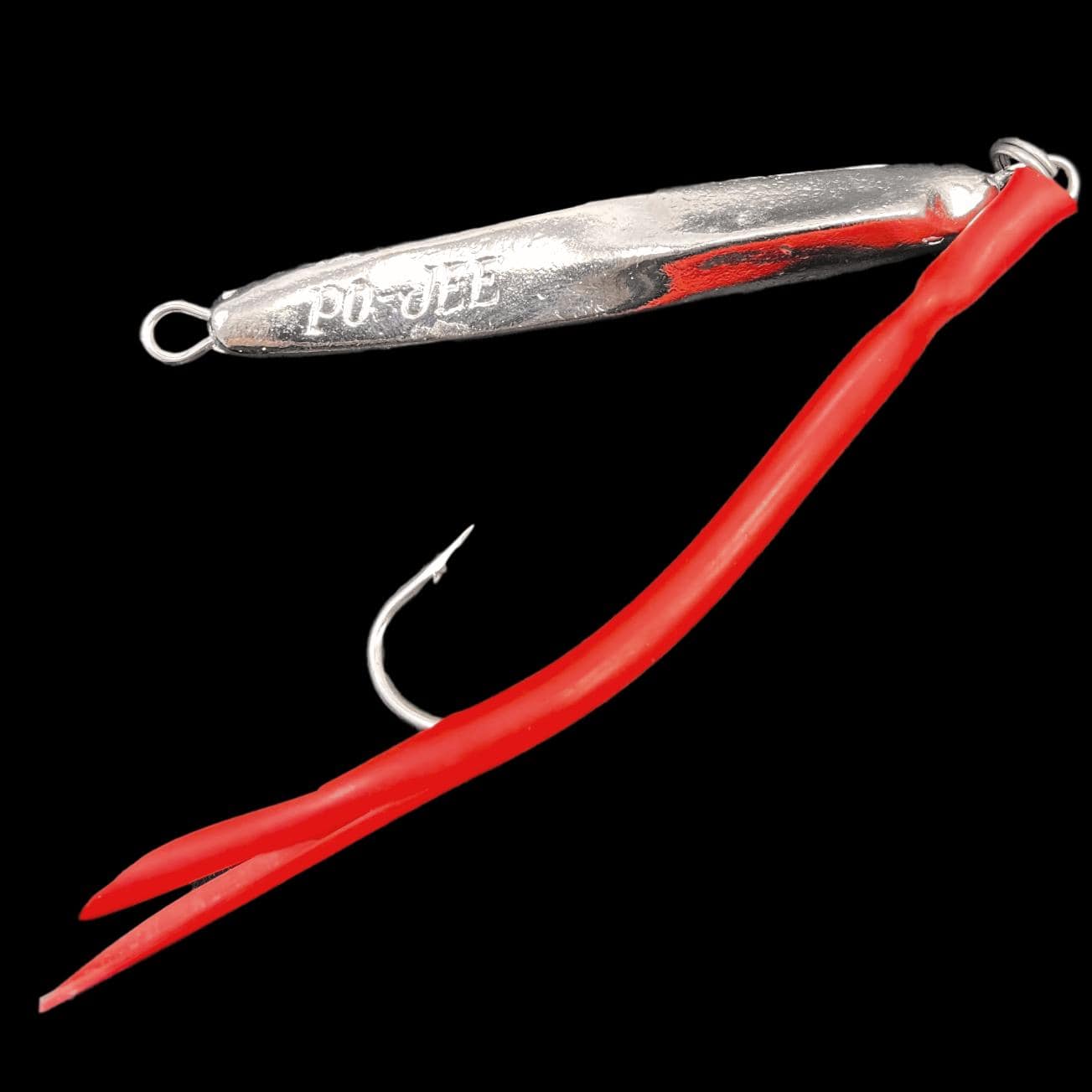 Point Jude Po-Jee Tins with Tube Tail 2 1/2oz - All Red