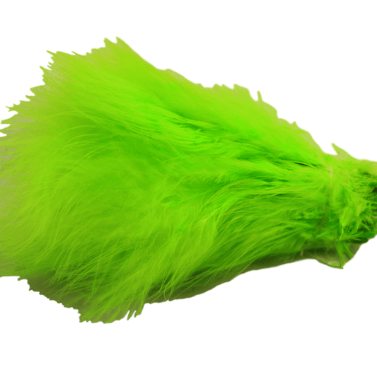 Marabou Strung Blood Quills Chartreuse