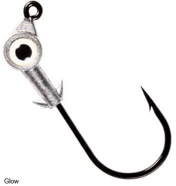 Z-Man Swimbait Eye Jig Head - 3pk Glow / 1/8oz - 3/0