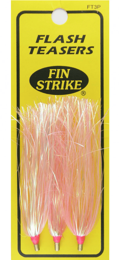Fin Strike Mylar Flash Teaser 3" Pink - 3 Pack