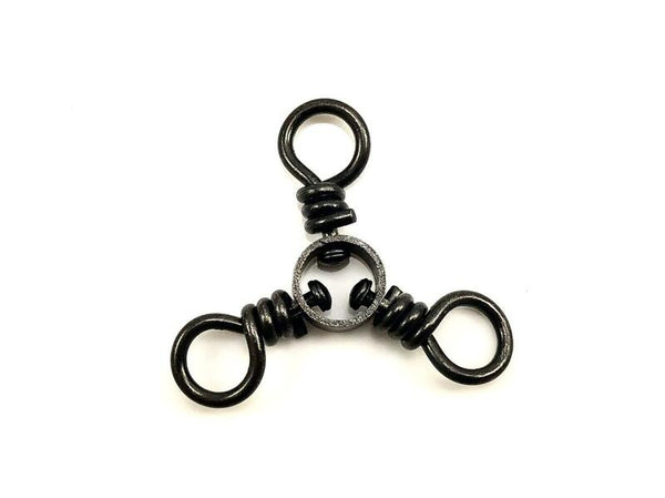 3-way Swivel Rig Briny River 30pcs T-Type Glowing 3-Way Cross-Line Swivels 6 Pickerel Rigs