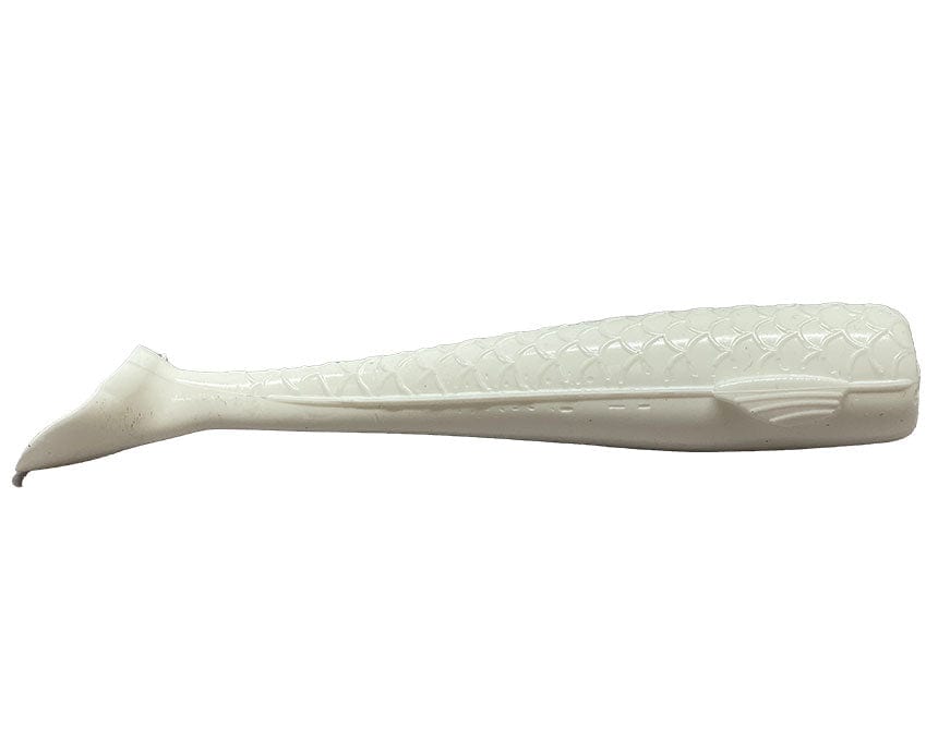 RonZ Z-Fin Paddle Tail Replacement Bodys (5&quot; and 6&quot;) White / 6&quot;