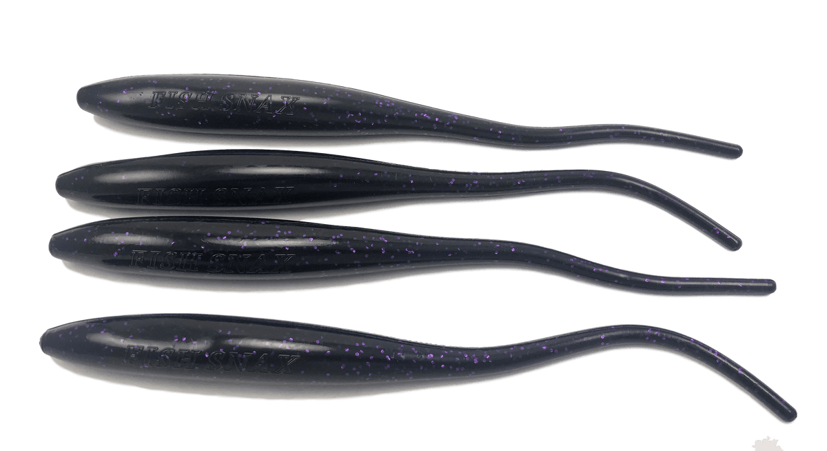 Fish Snax Super Snax Black w/ Purple Flake