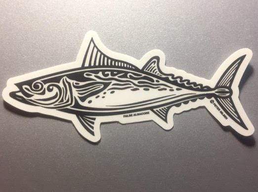Fish Stickers &quot;Tribal Art&quot; False Albacore