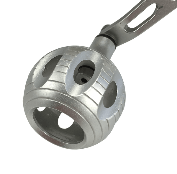 Power Knob, Fishing Power Handles Knob Metal Lightweight Reel Handle Ball  Fishing Reel Replacement for S/D/A Reel (Silver) Reel Handle Knob Reel