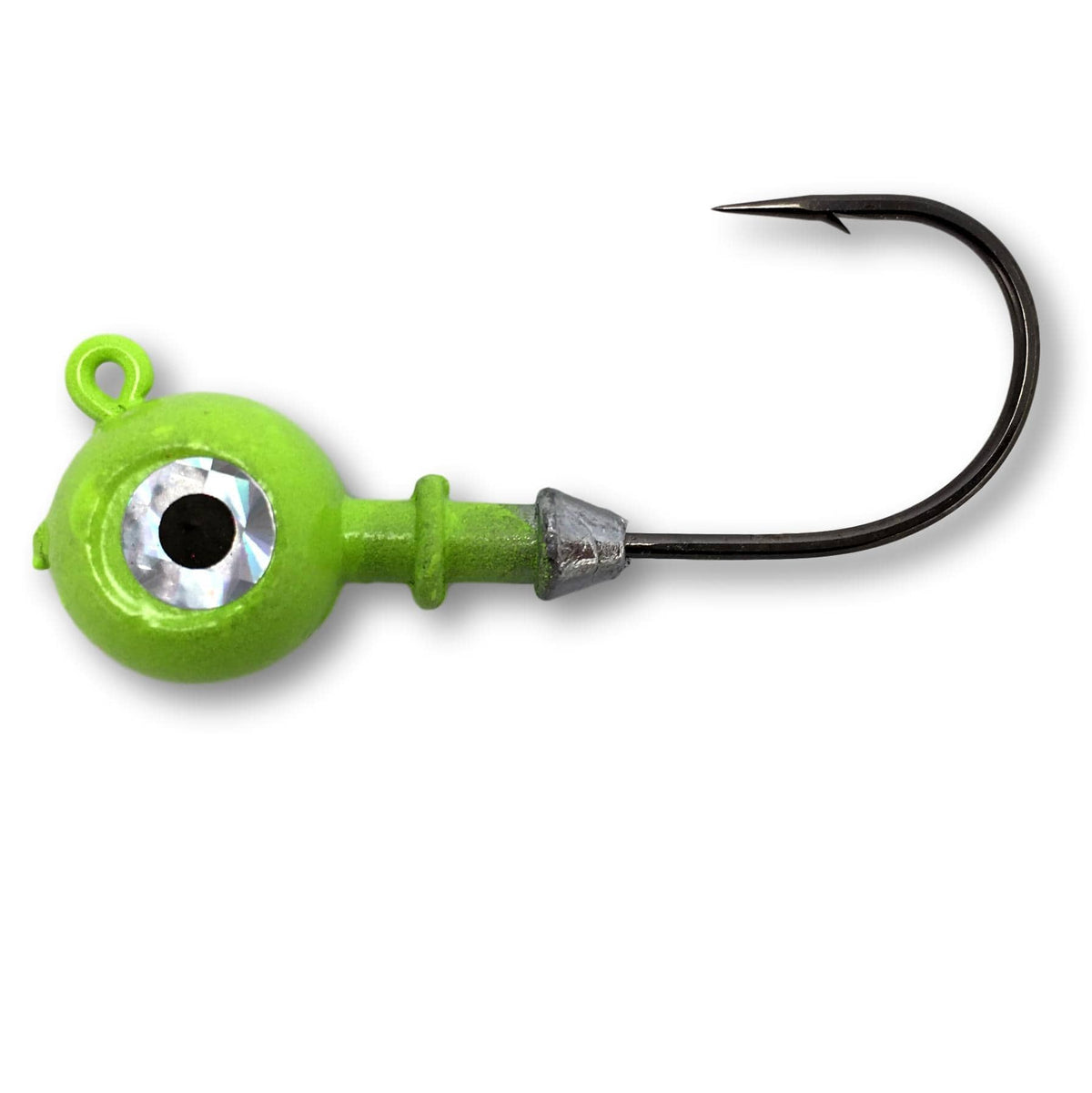 MagicTail Round Head Jig Heads 1/2oz / Chartreuse