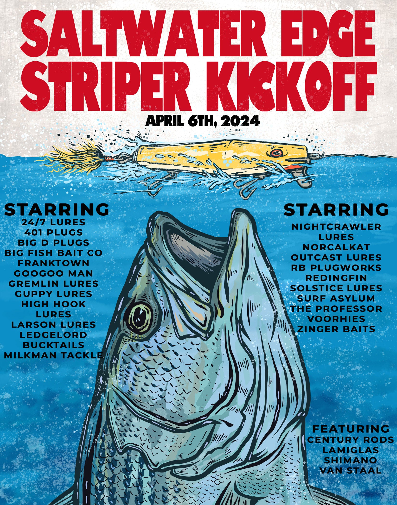 2024 Striper Kickoff! April 6th 2024