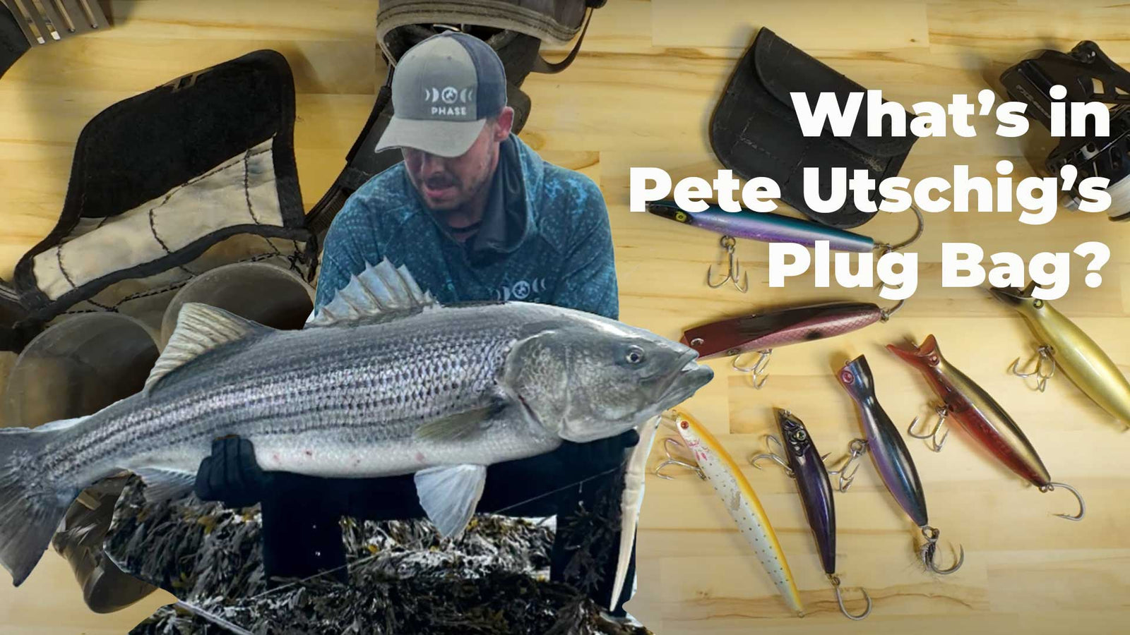 bag for fishing plug lures FishLab Tackle Lures are simply able to dry faster and not sit in standing water like they do in the traditional tackle tray What's in Pete Utschig's Plug