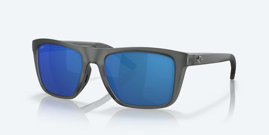 Costa Mainsail Sunglasses Gray Crystal Frame Blue Mirror 580P