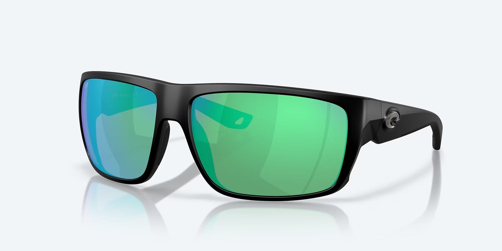 Costa Fly Line Sunglasses Matte Black Green Mirror 580G