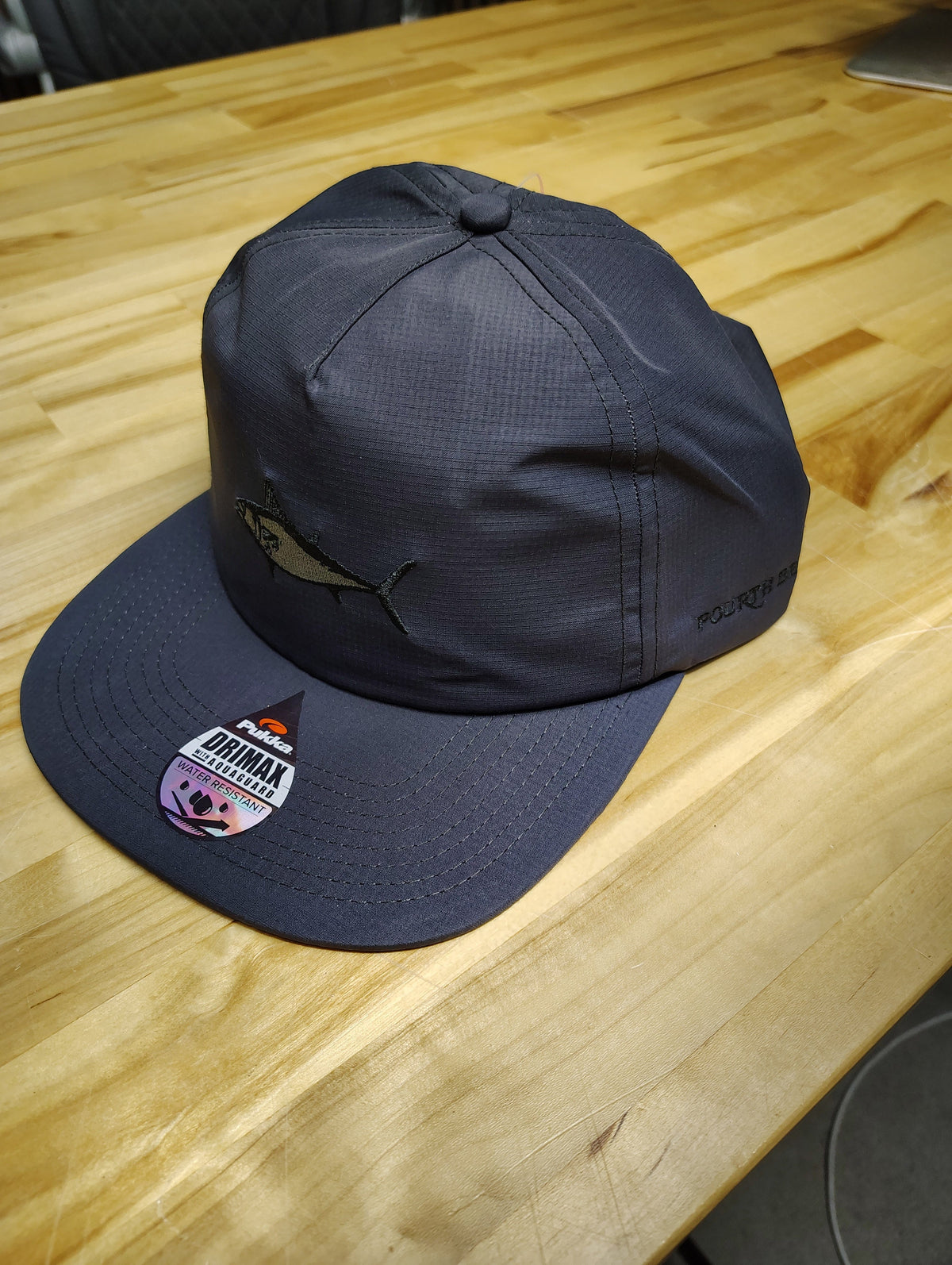 Fourth Beach Tech Fabric Hat Charcoal/Black - Albie