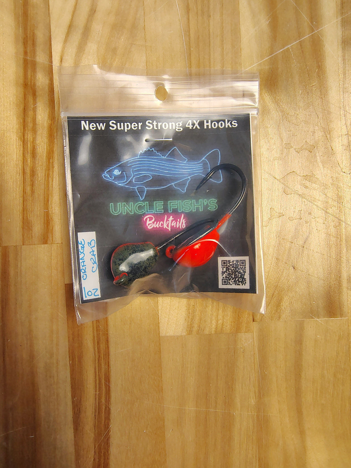 Uncle Fish's Bucktails Tog Jigs (2 Packs) 1/2oz (2 Pack / Orange Crab