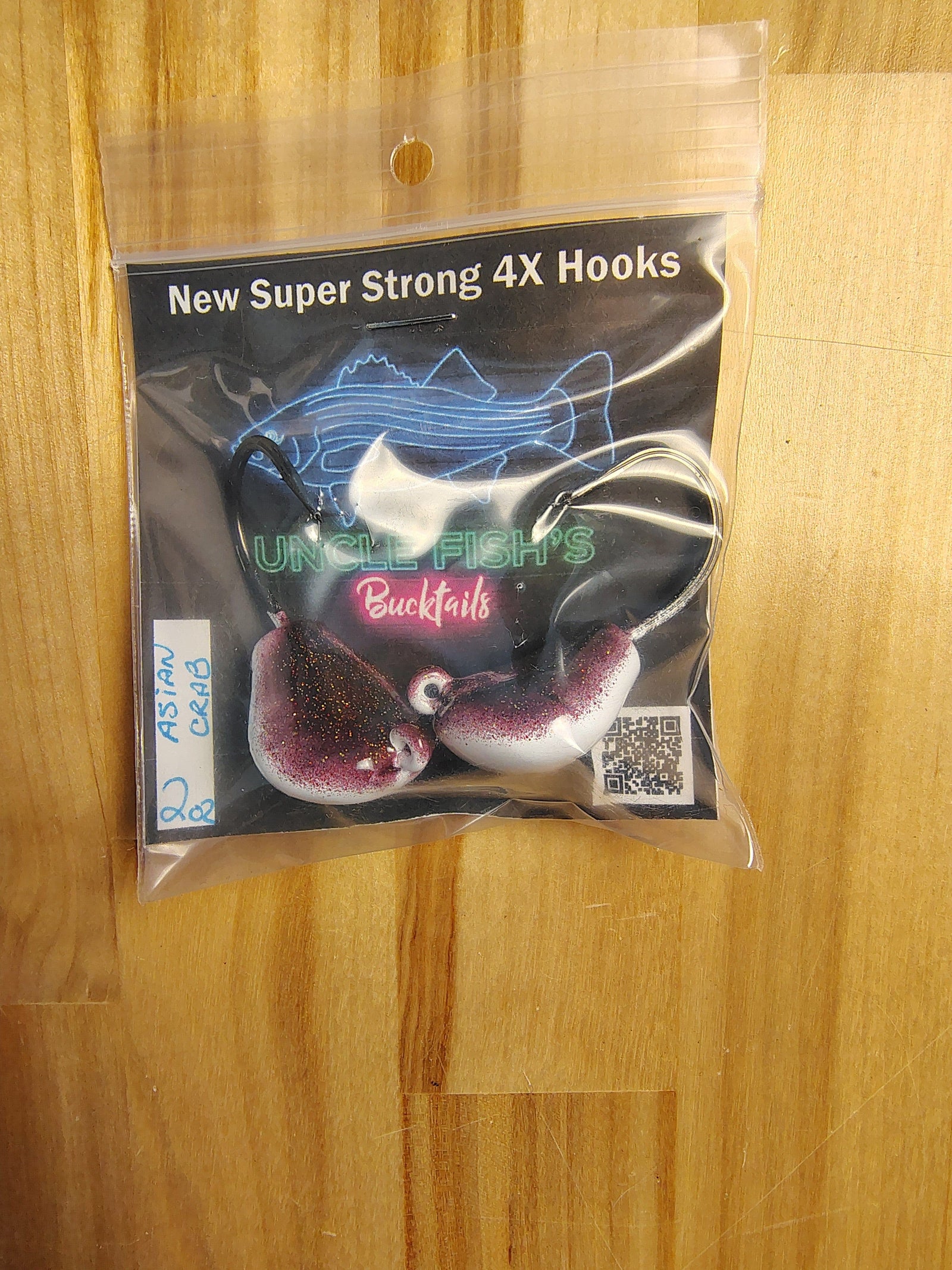 Uncle Fish's Bucktails Tog Jigs (2 Packs) 1/2oz (2 Pack / Asian Crab