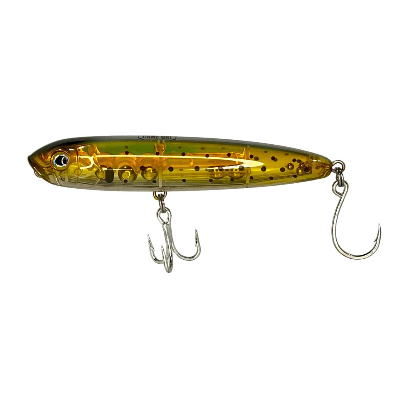 Game On Lures x Walk Topwater Floating Spook 6 2oz Bunker