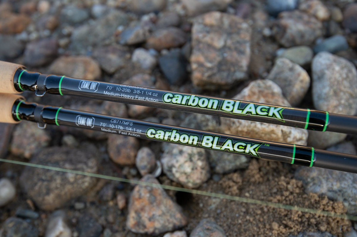 Game On! Carbon Black Inshore Rods