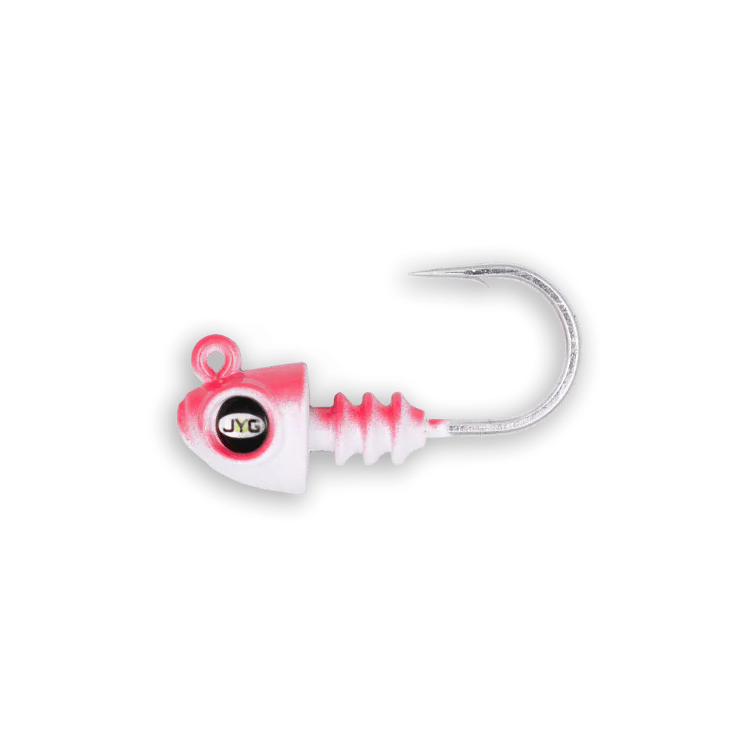 JYG Pro SWYM 2" Paddletail Flamingo / 1/8oz Heads
