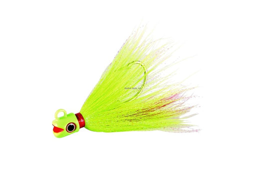 S&S Jigs Smiling Bill Bucktail Jig Chartreuse / 1/2oz