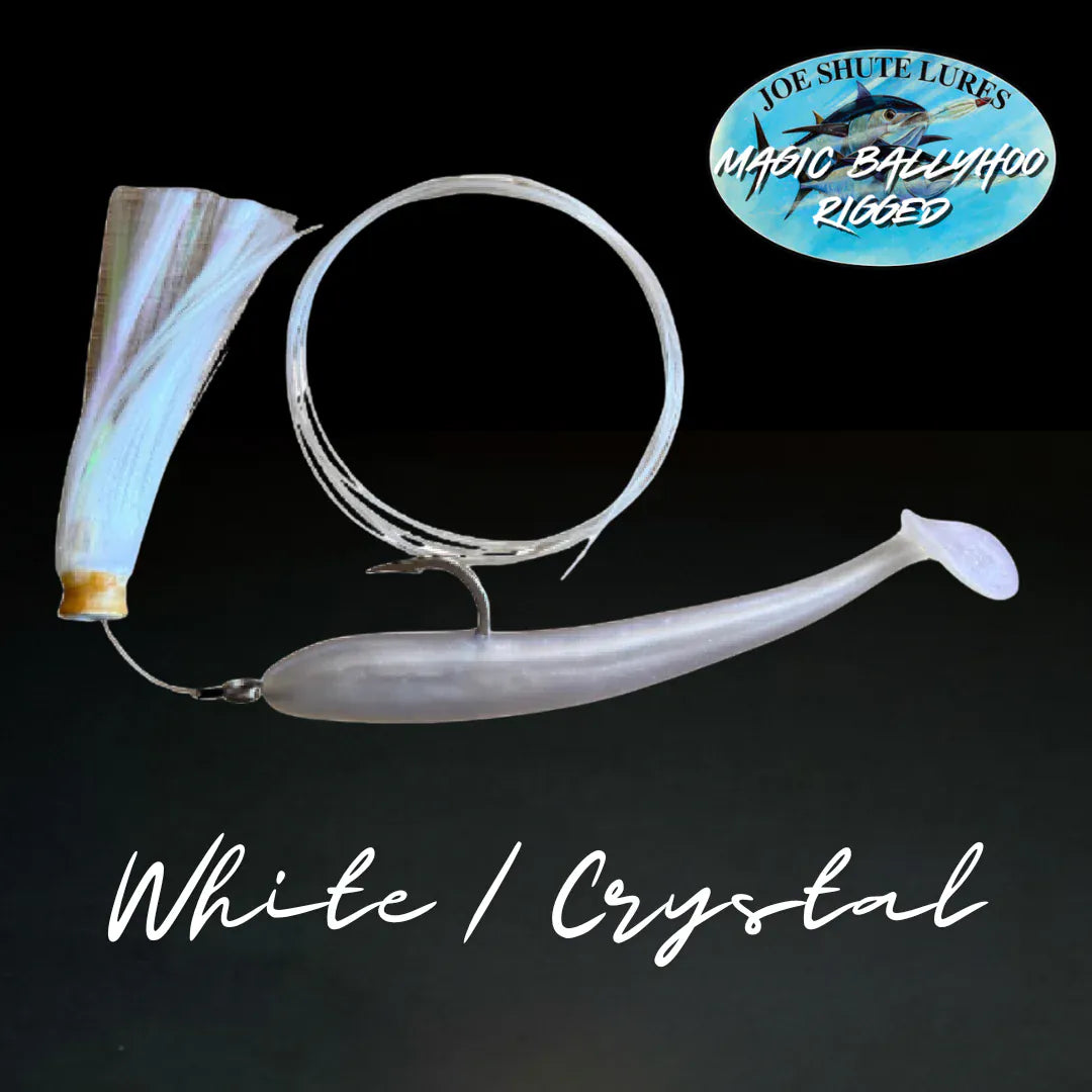 Joe Shute Lures Rigged Ballyhoo 3oz / White