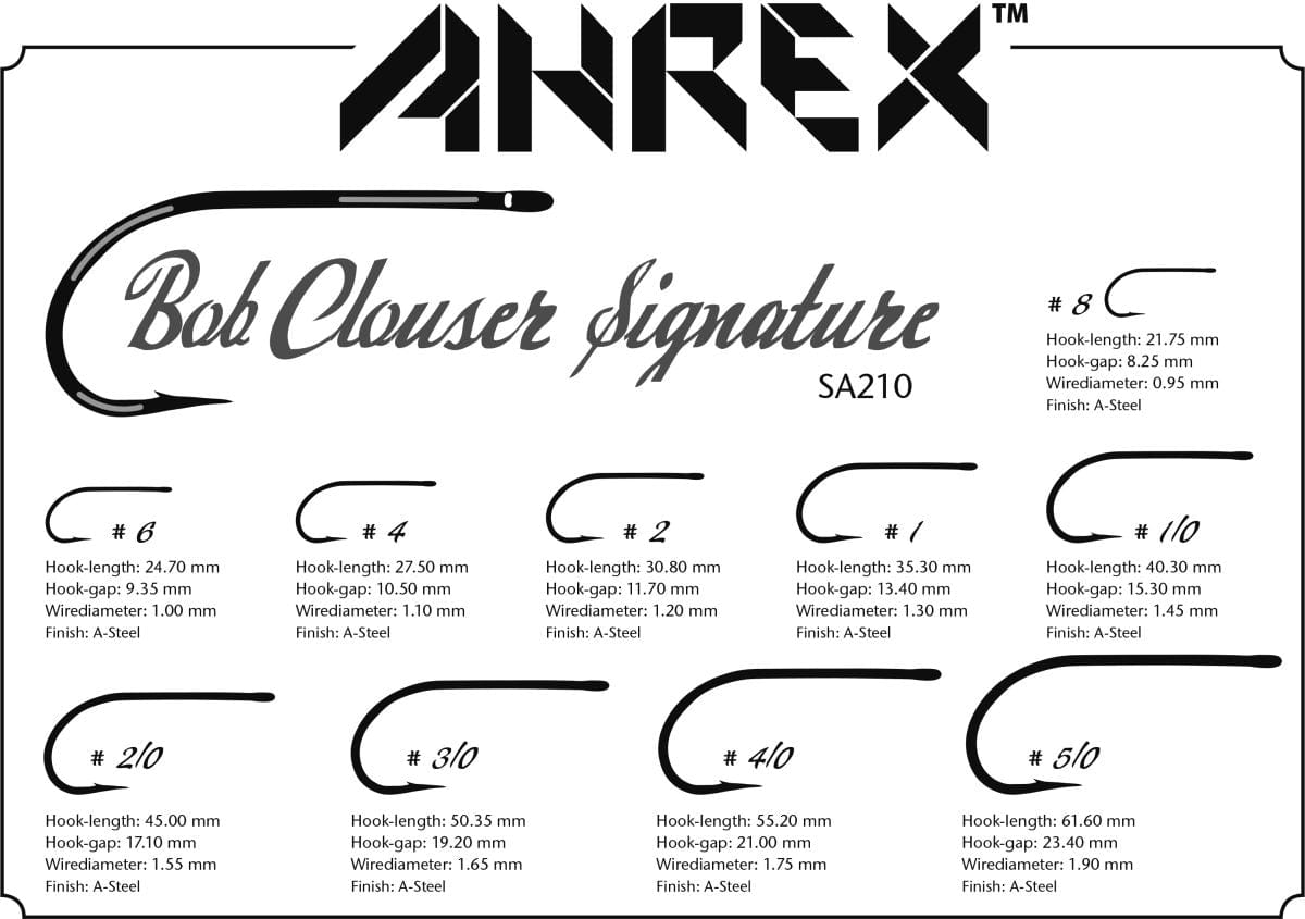 Ahrex SA210 Bob Clouser Signature Hook