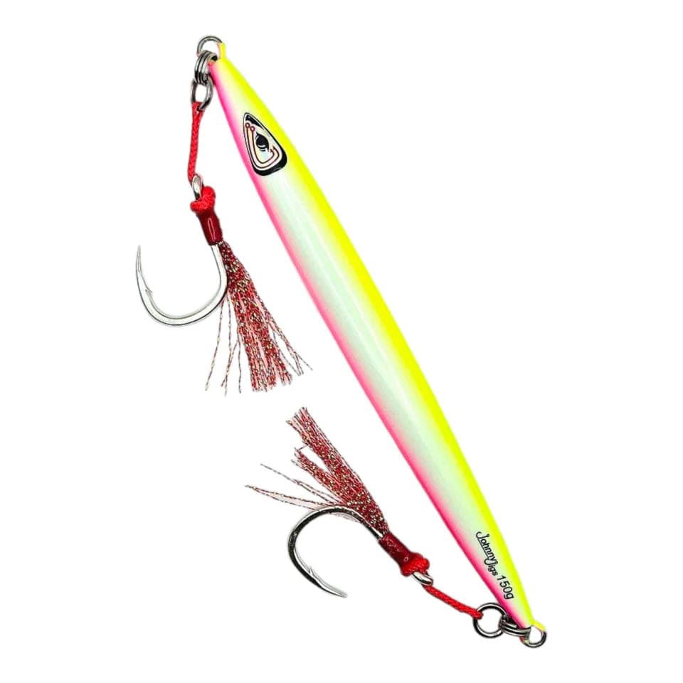 Johnny Jigs Torpedo Jig - Pre-rigged All Glow / 100g