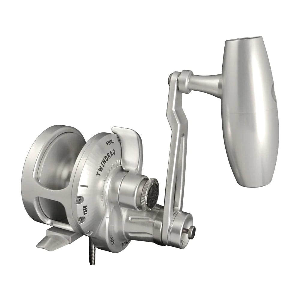 Accurate Valiant Slow Pitch Jigging (SPJ) Single Speed Lever Drag Reels 300 - Right Hand - Silver