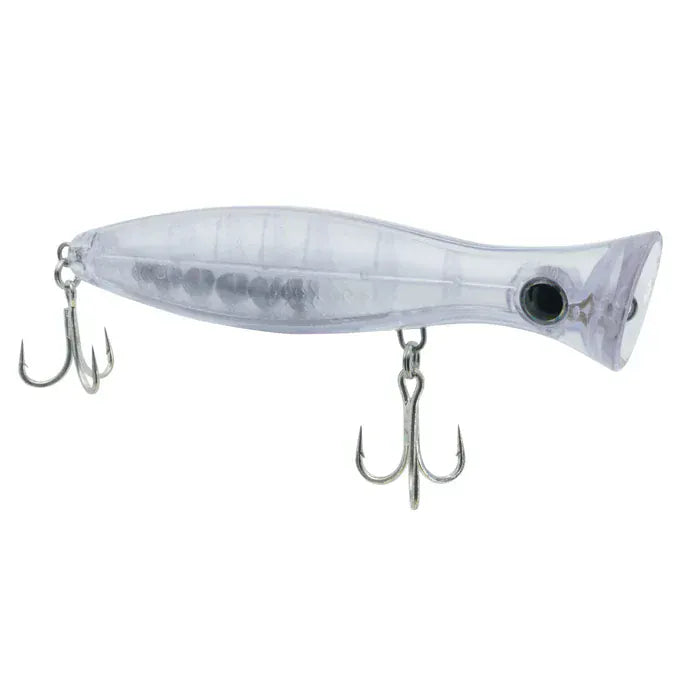 Hogy Charter Grade Tuna Chug Popper: 4oz - 7inch Clear