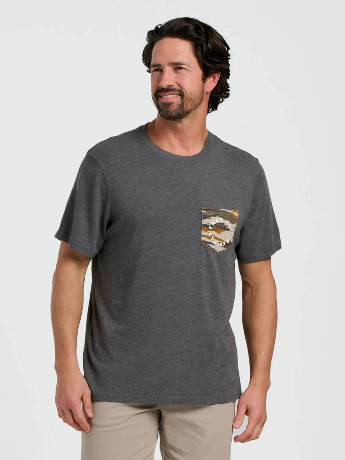 Free Fly Camo Pocket Tee