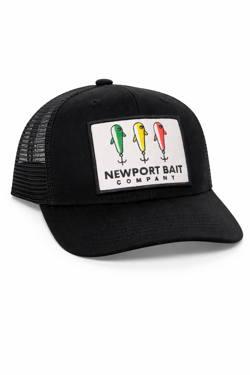 Newport Bait Company Trucker Hat Black