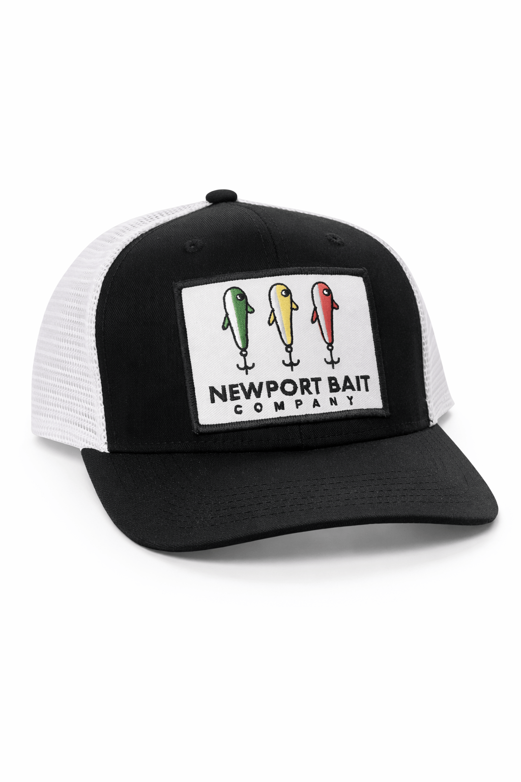 Newport Bait Company Trucker Hat White